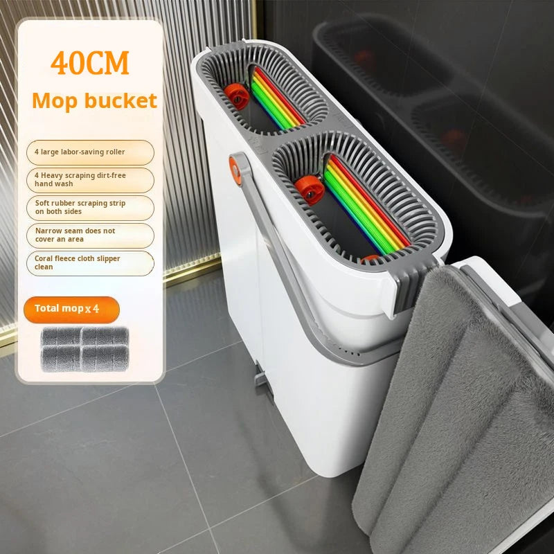 JOYBOS – mopa giratoria 360° con cubeta y paños de microfibra