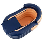 Bañera jacuzzi inflable portátil con cubierta y bomba de aire para interiores y exteriores