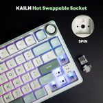 RK Royal Kludge R75 – teclado mecánico Gasket 75% RGB, hot-swap y keycaps PBT