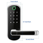 Cerradura inteligente WiFi IP67 – huella, app, NFC y teclado táctil