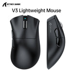 ATTACK SHARK V3 Pro – mouse gamer inalámbrico 25K DPI con base magnética