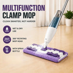 Mopa con spray 2 en 1 y paños de microfibra – uso húmedo y seco
