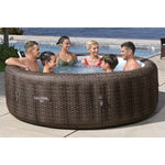 SaluSpa Bali – jacuzzi inflable redondo para 5–7 personas con 180 AirJets