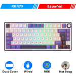 RK Royal Kludge R75 – teclado mecánico Gasket 75% RGB, hot-swap y keycaps PBT
