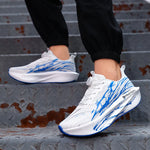 Tenis running unisex con cierre giratorio – sin cordones y suela gruesa
