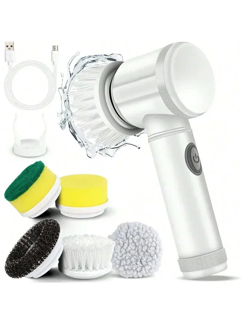 Zhopu SpinClean Max™ 5-in-1 Electric Scrubber