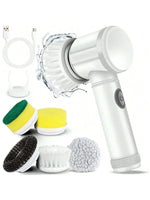 Zhopu SpinClean Max™ 5-in-1 Electric Scrubber