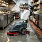 Fregadora eléctrica compacta Walk-Behind para pisos y baldosas