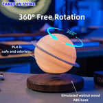Lámpara planetaria levitante con control táctil – Saturno, Luna, galaxia y globo