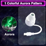 Proyector USB de galaxia y planetas – luz ambiental para habitación y auto