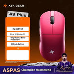 ATK Dragonfly A9 Pro Max – mouse gamer inalámbrico PAW3395, 57 g y 8K