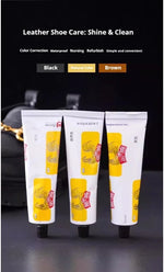 Crema Quick Shine para cuidado de zapatos de cuero – kit de brillo 30 g