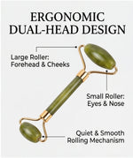 Natural Jade Roller & Gua Sha Set – Facial Massage Kit