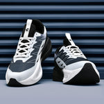 Tenis racing unisex de suela gruesa – malla, rebote y amortiguación