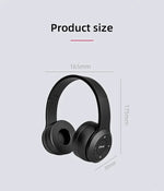P47 – audífonos Bluetooth 5.0 inalámbricos plegables para música y gaming casual