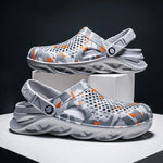Sandalias tipo zueco para hombre – EVA y plataforma casual