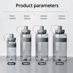 Sports Water Bottle with Straw – 600 ml, 1 L, 1.5 L & 2 L