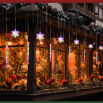 USB LED Snowflake & Icicle Curtain Lights