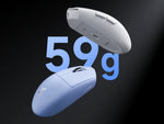 MCHOSE G3 V2 – mouse gamer inalámbrico PAW3395 tri-modo con batería de 800 mAh