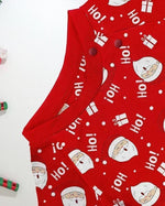 Pijamas familiares navideños con Santa – set de 2 piezas