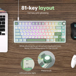 RK Royal Kludge R75 – teclado mecánico Gasket 75% RGB, hot-swap y keycaps PBT