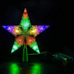 Estrella LED de 20 cm para árbol de Navidad – a pilas