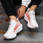 Tenis running unisex con cierre giratorio – sin cordones y suela gruesa
