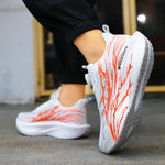 Tenis running unisex con cierre giratorio – sin cordones y suela gruesa