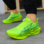 Tenis running unisex con cierre giratorio – sin cordones y suela gruesa