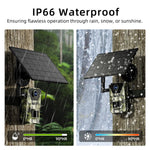 Cámara solar 4G infrarroja para exterior – visión nocturna y monitoreo de fauna