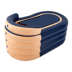 Bañera jacuzzi inflable portátil con cubierta y bomba de aire para interiores y exteriores