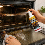 Bbq Grills Cleaner Spray With Towel Heavy Duty Grills Grease Removal Spray Quickly Removes Tough-Burnt On Food Grease Degreaser