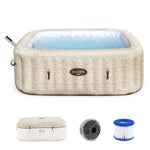 SaluSpa Rome AirJet – jacuzzi inflable eficiente para 5–7 personas