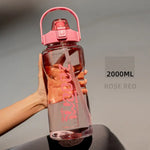 Botella deportiva de gran capacidad con pajilla – 1.5 L a 3.8 L