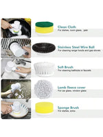 Zhopu SpinClean Max™ 5-in-1 Electric Scrubber