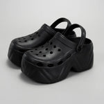 Sandalias EVA de plataforma para mujer – punta cerrada y suela gruesa