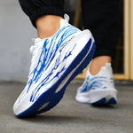 Tenis running unisex con cierre giratorio – sin cordones y suela gruesa