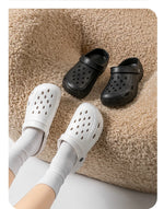 Zuecos EVA de plataforma para mujer – suaves para casa y playa