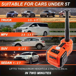 12 V 5-Ton Automotive Electric Floor Jack – Garage & Emergency