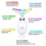 Dispositivo portátil para rostro y cuello – masaje vibratorio para cuidado facial