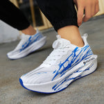 Tenis running unisex con cierre giratorio – sin cordones y suela gruesa