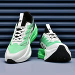 Tenis racing unisex de suela gruesa – malla, rebote y amortiguación