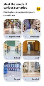 Fregadora comercial inalámbrica Walk-Behind con batería