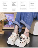 Zuecos de plataforma alta 9 cm para mujer – EVA y múltiples diseños