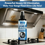 Heavy Oil Eliminator Spray, Powerful Kitchen Grease Cleaner for Stubborn Stains, Range Hood & Stove Degreaser