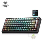 AULA F75 MAX – 75% Tri-Mode Mechanical Keyboard with TFT, RGB & Hot-Swap