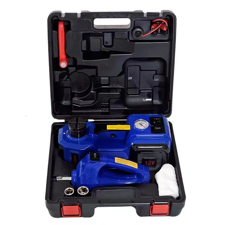 Kit 4 en 1 de gato hidráulico eléctrico 12 V de 5 toneladas