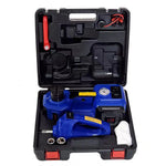 Kit 4 en 1 de gato hidráulico eléctrico 12 V de 5 toneladas