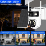 Cámara solar 8MP 4K 4G PTZ – doble lente, batería y detección PIR