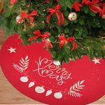 Falda navideña para árbol de 60 cm – terciopelo cristal